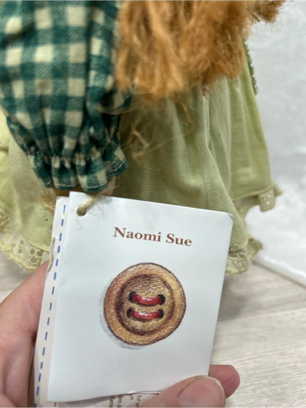 Vintage 1997 Seedplanters Lindsey Hollow Naomi Sue Doll Box Tags